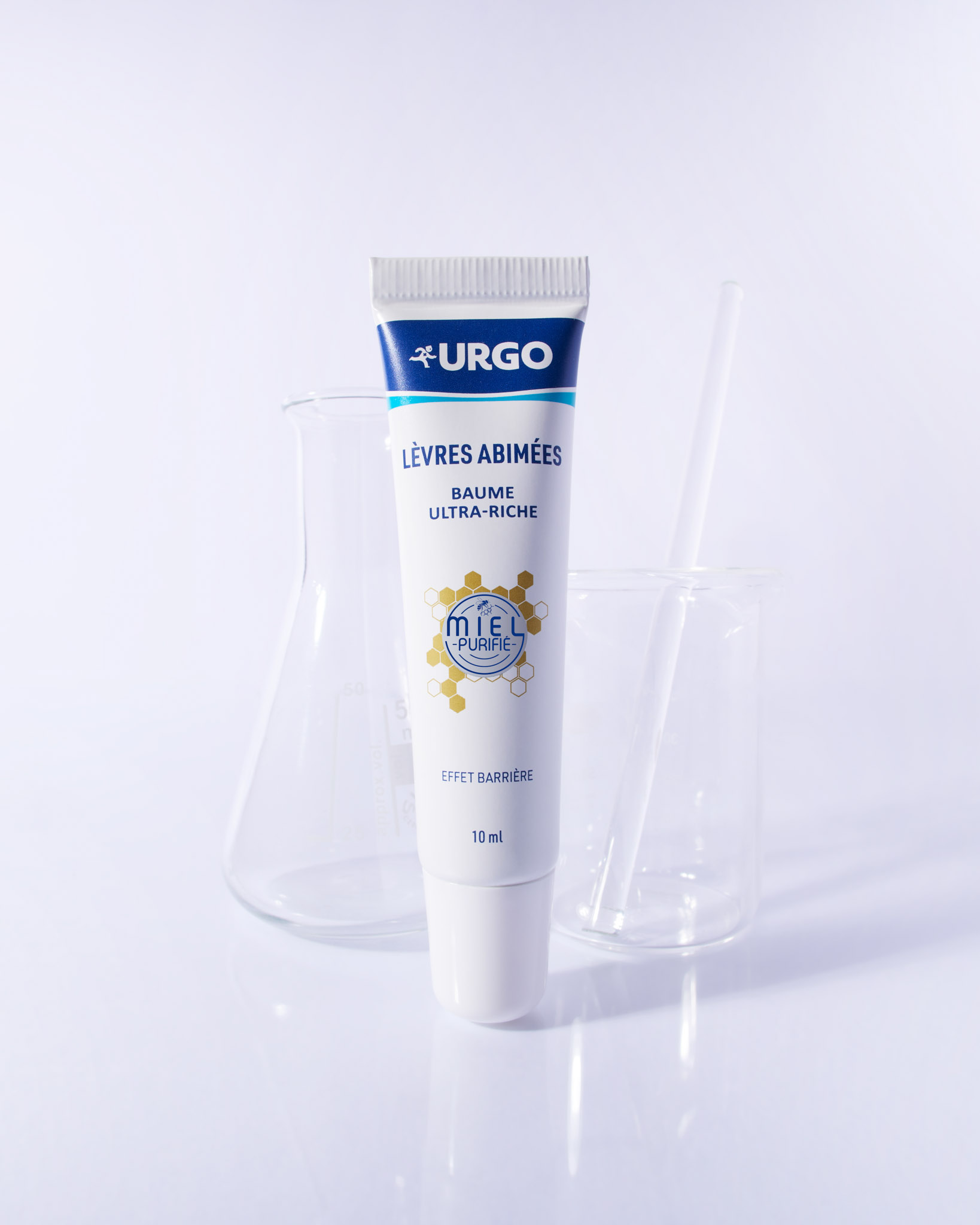 shooting cosmetique urgo<br />
produit skincare<br />
soins pour la peau<br />
soin nourrissant<br />
soin au miel