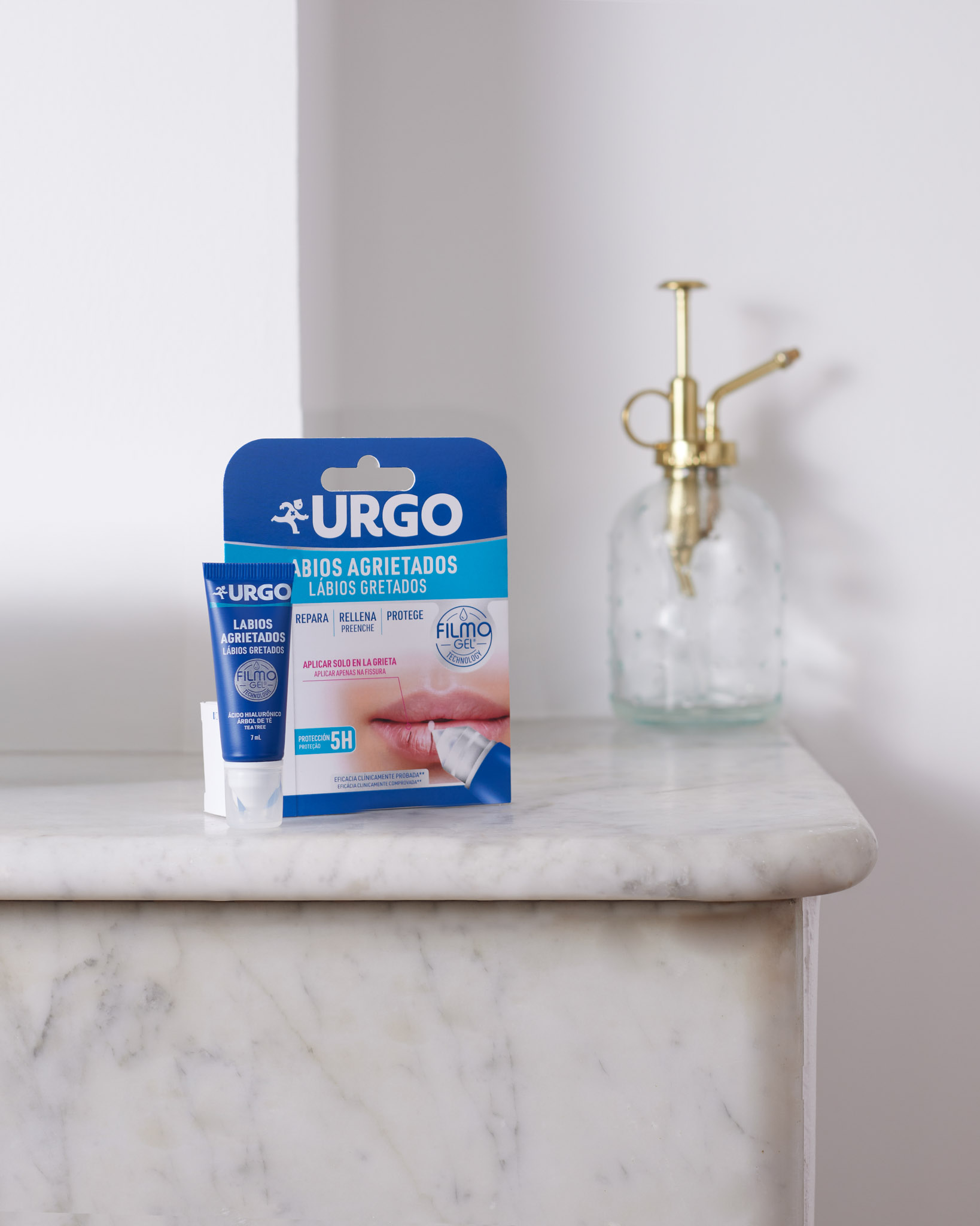 shooting cosmetique urgo produit skincare soins pour la peau soins pour les lèvres