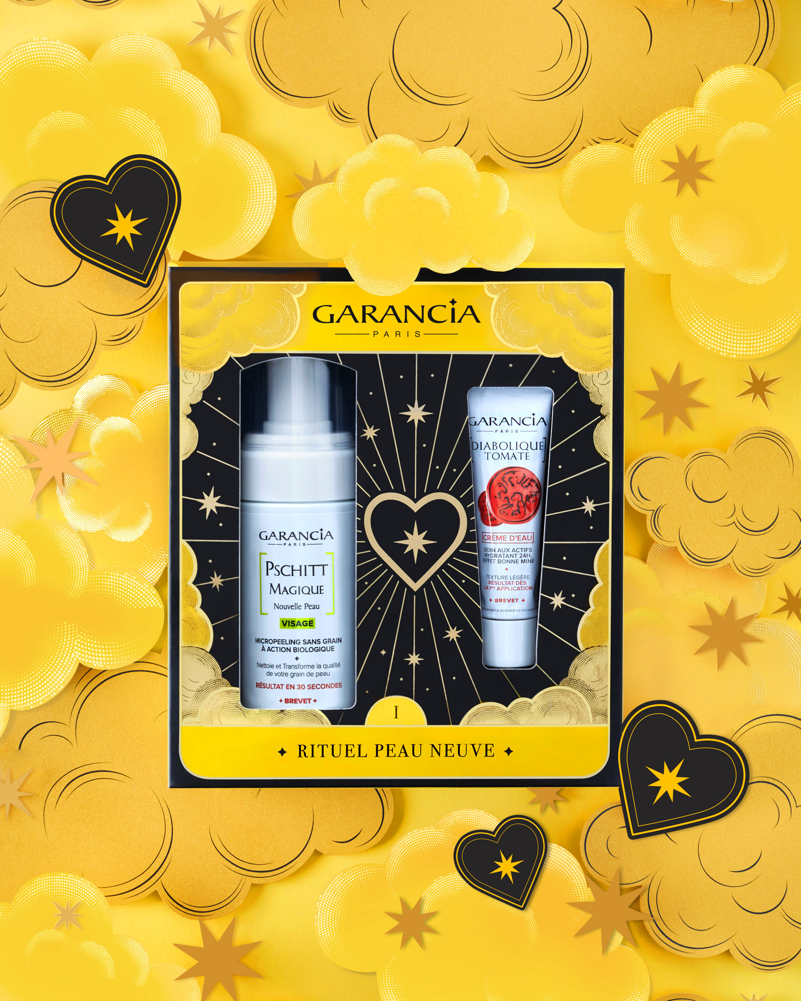 shooting cosmetique garancia noel soins pour la peau produit skincare coffret noel cadeau noel