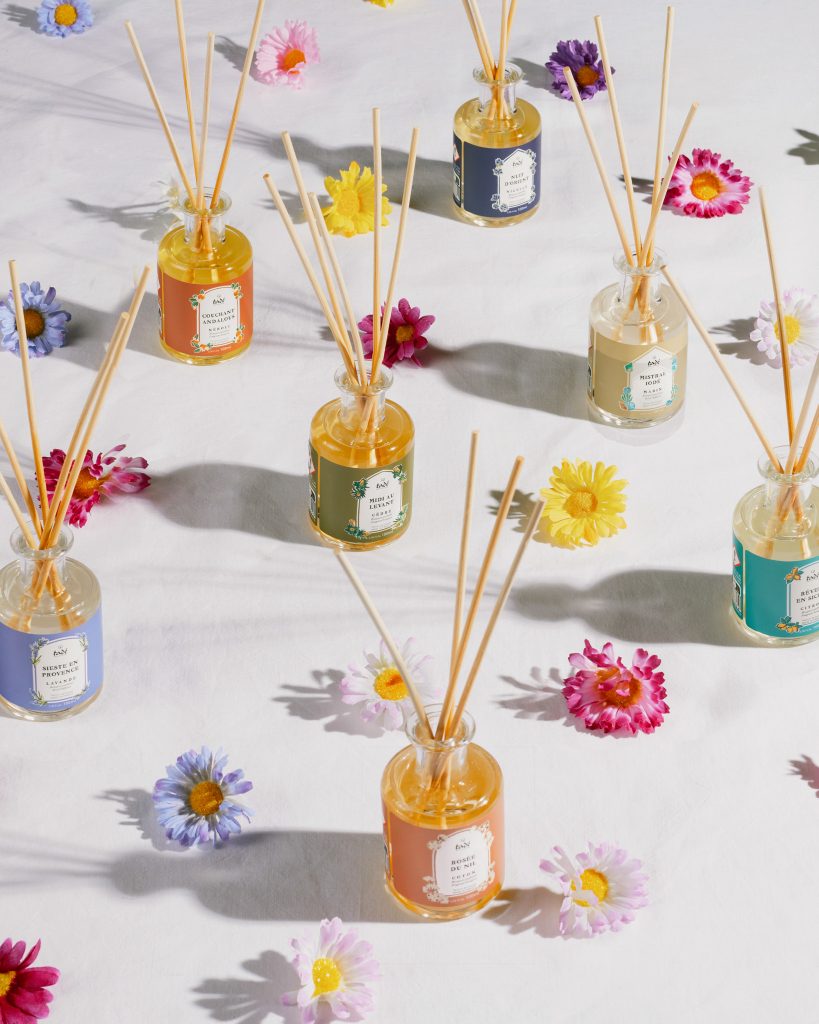 photographe produit commerciale graphique senteurs fleurs