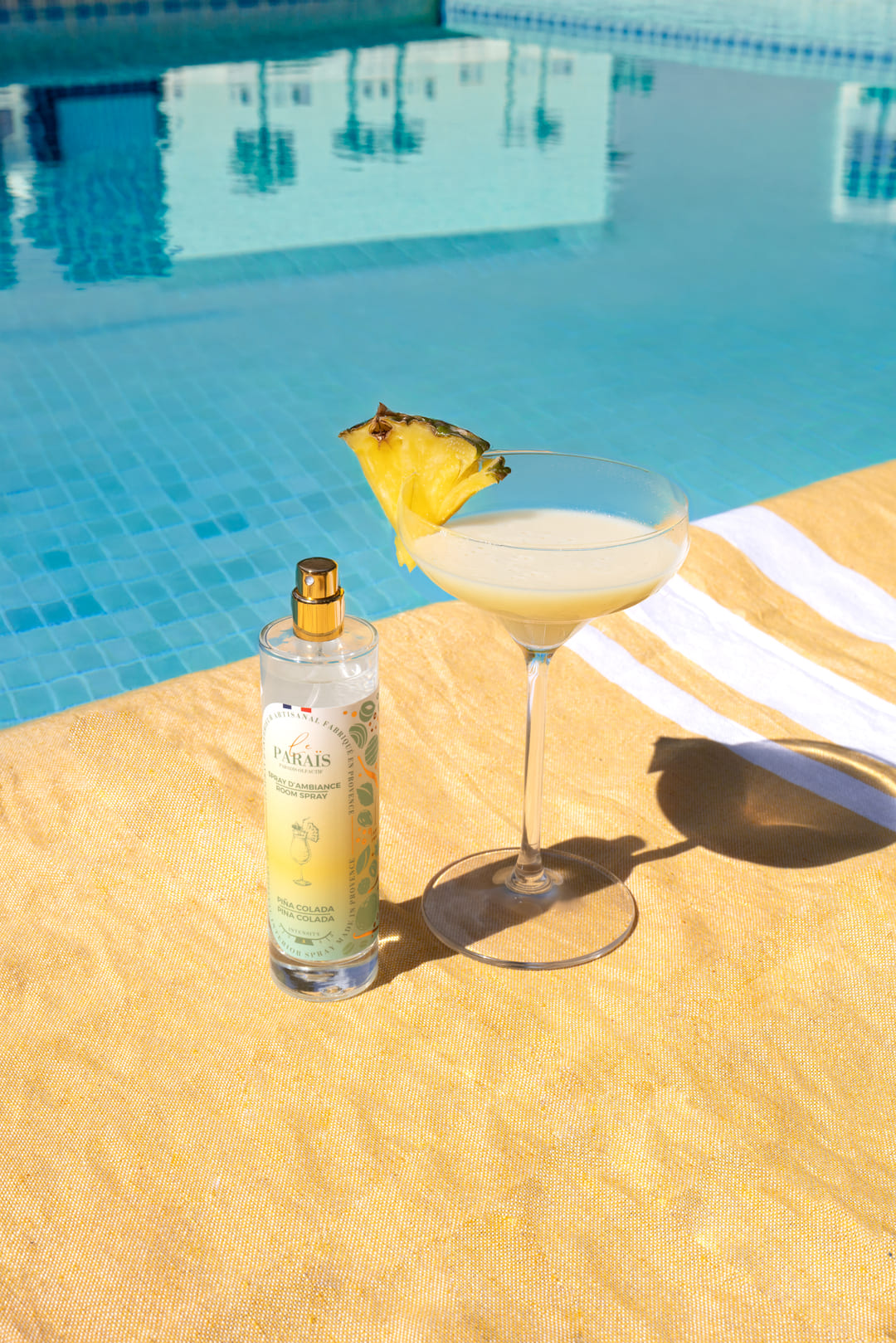 le parais marque sud spray piscine soleil été pina colada
