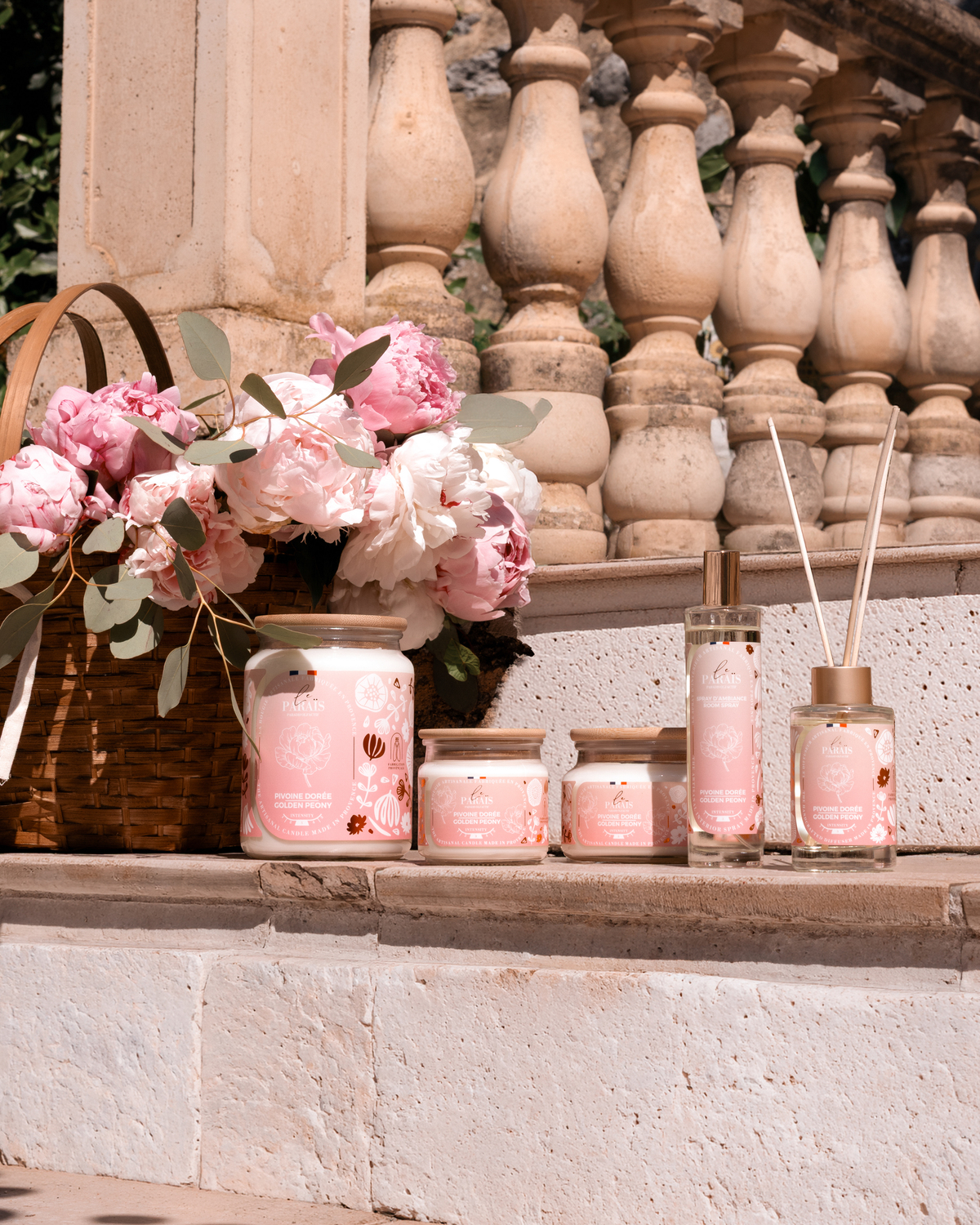 bougies senteurs le parais provencal photographe marseille fleurs roses