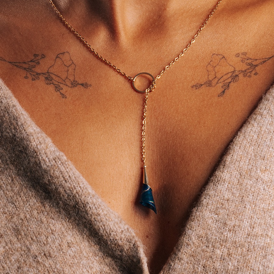 shooting créateur bijoux collier