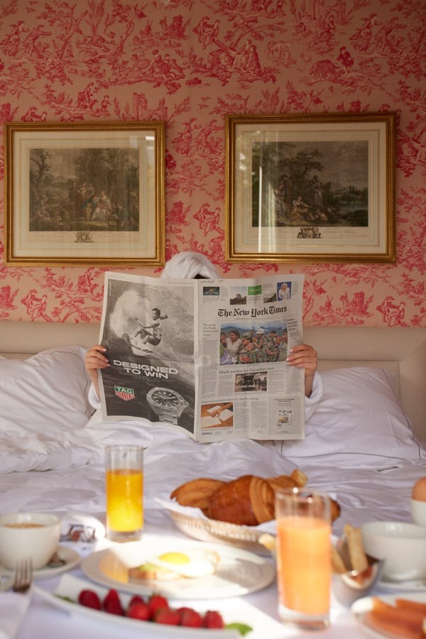 photographe hotel chambre brunch