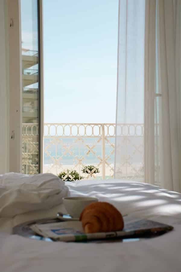 photographie ptit dej matin hotel vue mer